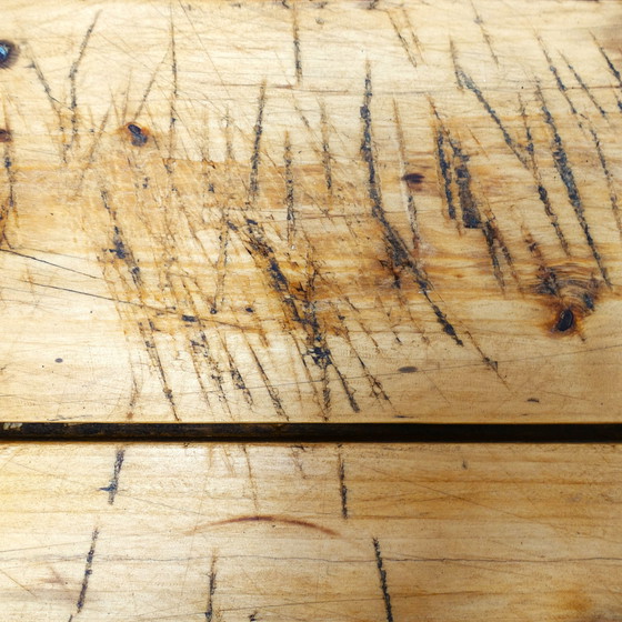 Image 1 of Table de boucherie vintage
