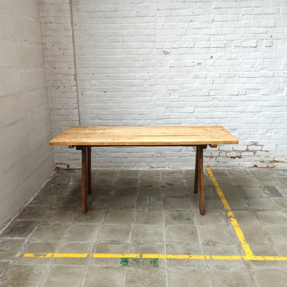 Image 1 of Table de boucherie vintage
