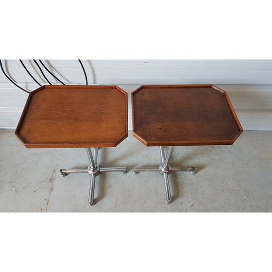 Image 1 of Paire de tables d'appoint en bois