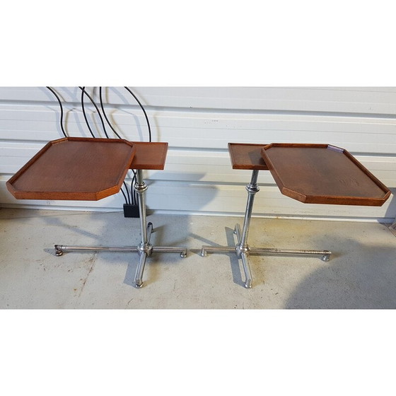 Image 1 of Paire de tables d'appoint en bois