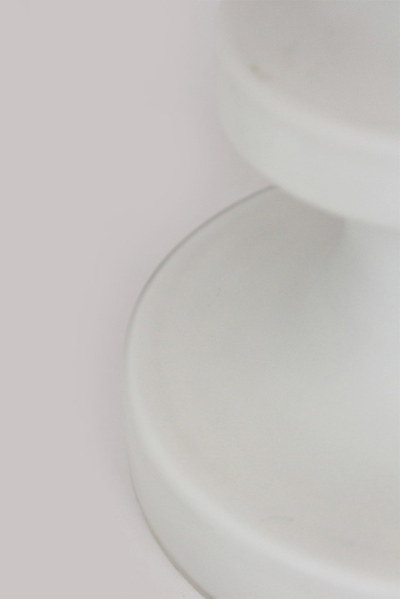 Image 1 of Lampe de table vintage en verre de Lighting Glass, 1970S