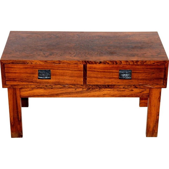 Image 1 of Console vintage en bois de rose par Glas & Trä, Suède 1960