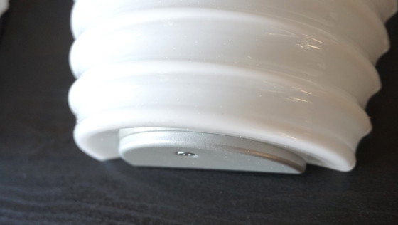 Image 1 of Leucos Modulo P22 Set Of 2 Murano Wall Lamps By Toso & Massari