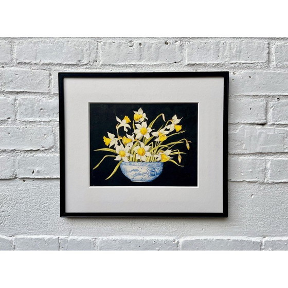 Image 1 of Nature morte vintage de jonquilles, 1920