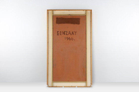Image 1 of Mid Century Peinture à l'huile d'un enfant signée par l'artiste belge Jan Vandekerckhove