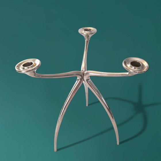 Image 1 of Chandelier tripode Space Age Design, ruche, 70S, H31D25