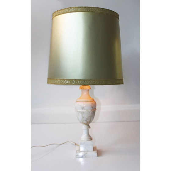 Image 1 of Lampe vintage néo-classique en marbre, Italie