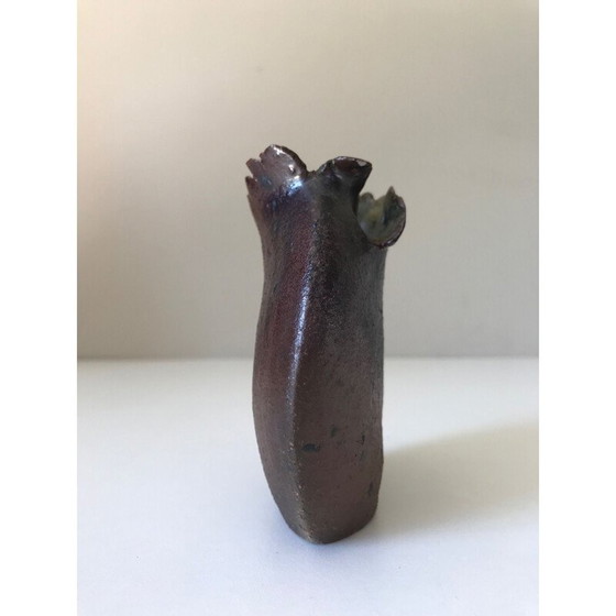 Image 1 of Vase vintage en grès de Jean Paul Brunet, 1970
