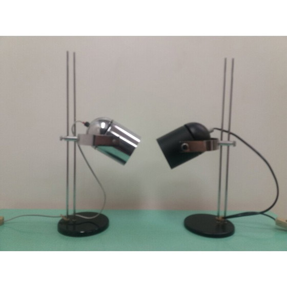 Image 1 of Lampe chromée réglable vintage par Stanislav Indra, Tchécoslovaquie 1970