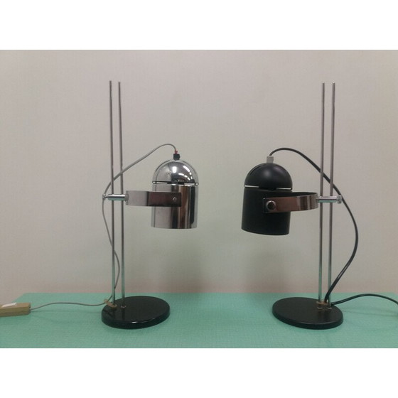 Image 1 of Lampe chromée réglable vintage par Stanislav Indra, Tchécoslovaquie 1970