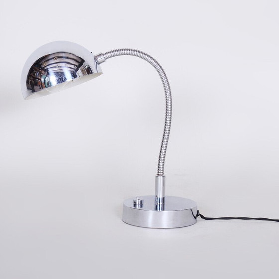 Image 1 of Lampe de table Bauhaus vintage chromée par M. Prokop, années 1920