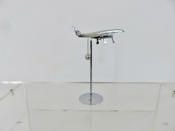 Image 1 of Ancien Mobile Cinétique En Métal, Vintage Kinetic Metal Quadjet, Années 70