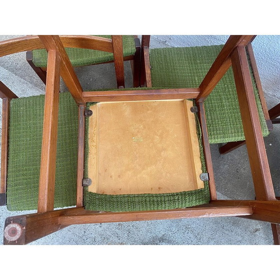 Image 1 of Ensemble de 6 chaises vintage en bois de teck par Ulferts Tibro, Suède 1960