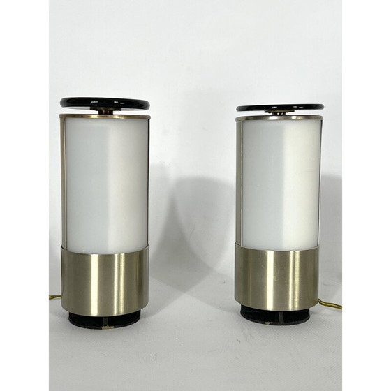 Image 1 of Paire de lampes de table vintage de Lumi Milano, 1960