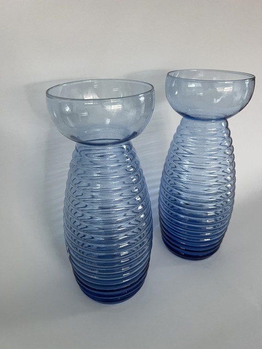 Vases vintage en jacinthe