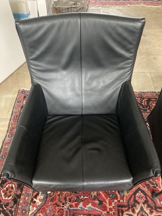 Image 1 of 2 Repas Montis Charly Cuir noir