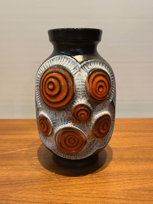 Vase en céramique modèle 84-20 de Bay Keramik, Allemagne, années 1970