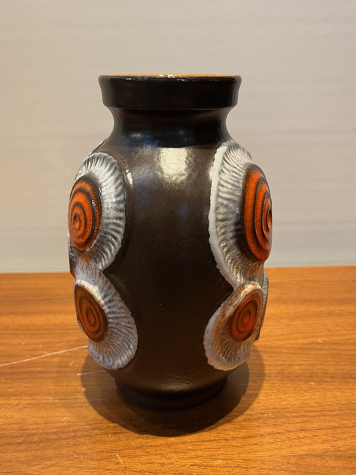 Vase en céramique modèle 84-20 de Bay Keramik, Allemagne, années 1970