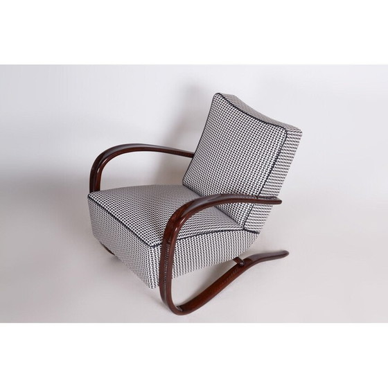 Image 1 of Fauteuil gris vintage par Halabala pour Up Zavody, années 1930