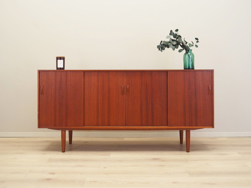 Buffet en teck, design danois, années 1960, fabricant : Clausen & Son