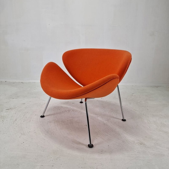 Image 1 of Fauteuil vintage à tranches orange par Pierre Paulin pour Artifort, 1980