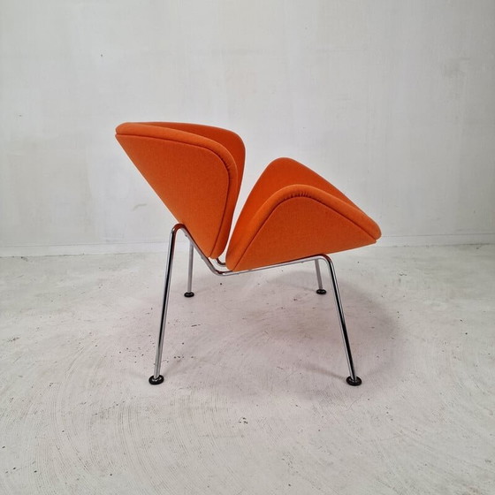 Image 1 of Fauteuil vintage à tranches orange par Pierre Paulin pour Artifort, 1980