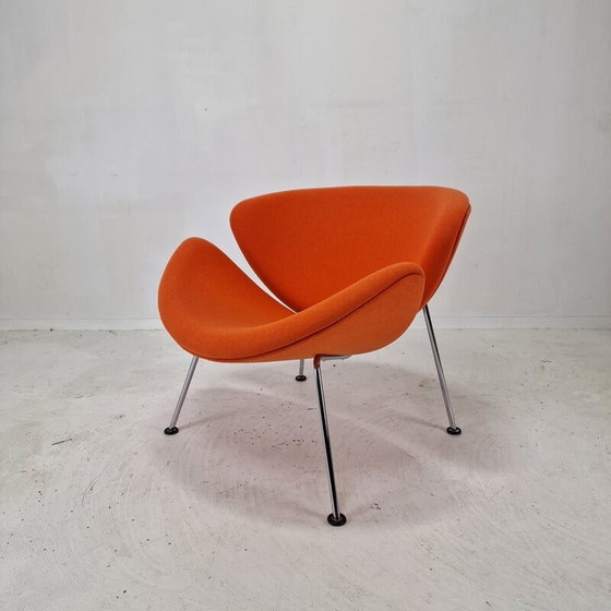Image 1 of Fauteuil vintage à tranches orange par Pierre Paulin pour Artifort, 1980