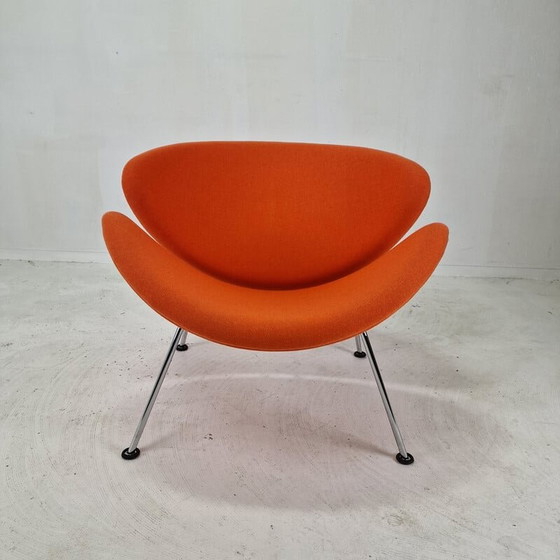 Image 1 of Fauteuil vintage à tranches orange par Pierre Paulin pour Artifort, 1980