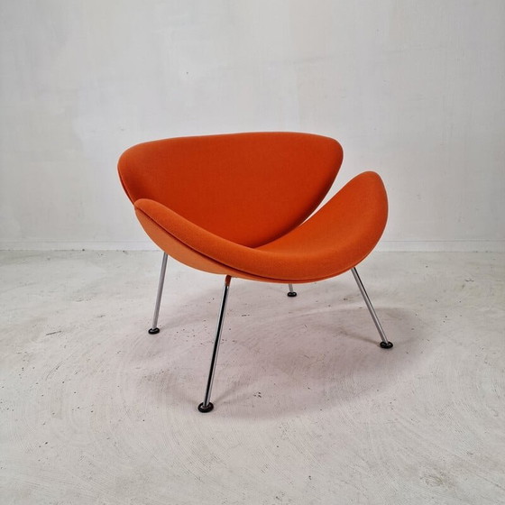 Image 1 of Fauteuil vintage à tranches orange par Pierre Paulin pour Artifort, 1980