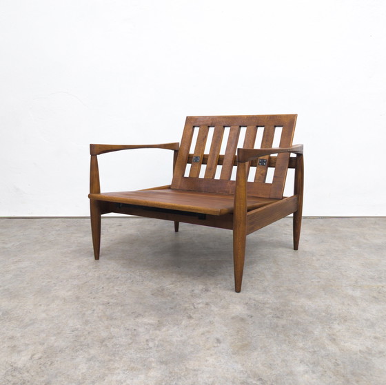 Image 1 of Fauteuil réglable Mid Century par Miroslav Navrátil, 1960S