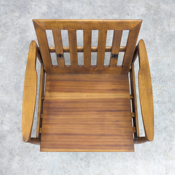 Image 1 of Fauteuil réglable Mid Century par Miroslav Navrátil, 1960S