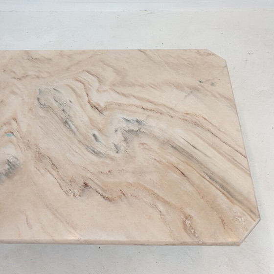 Image 1 of Table basse italienne vintage en marbre, 1980