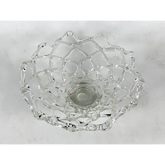 Image 1 of Centre de table en verre Murano Intreccio Vintage Art Deco par Barovier e Toso, Italie 1940s