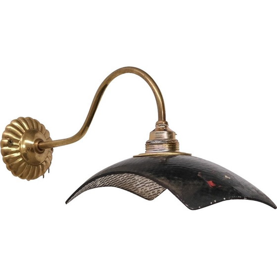 Image 1 of Lampes murales vintage Mercury en verre réfléchissant et laiton, Angleterre