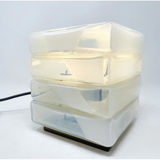 Image 1 of Lampe de table vintage en verre de Murano par Carlo Nason, Italie 1960