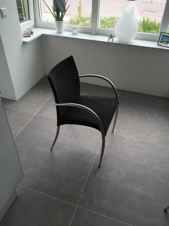 Image 1 of 4x Tonon Steel dining chair By Martin Ballendat