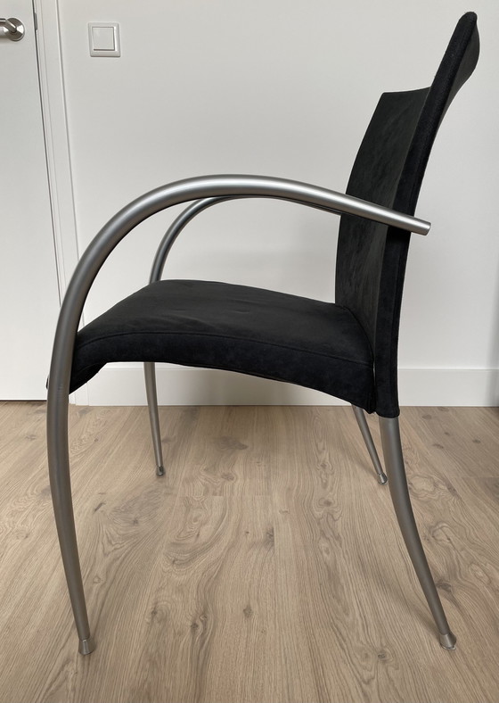 Image 1 of 4x Tonon Steel dining chair By Martin Ballendat