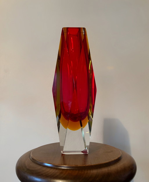 Vase Murano Sommerso Années 60 (25Cm)