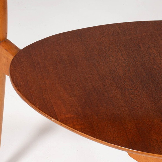Image 1 of Chaise vintage FH4103 en bois de hêtre et teck par Hans Wegner pour Fritz Hansen, années 1950