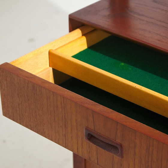 Image 1 of Buffet double en teck danois vintage modèle 3 par Gunni Omann pour Oman Junn Møbelfabrik