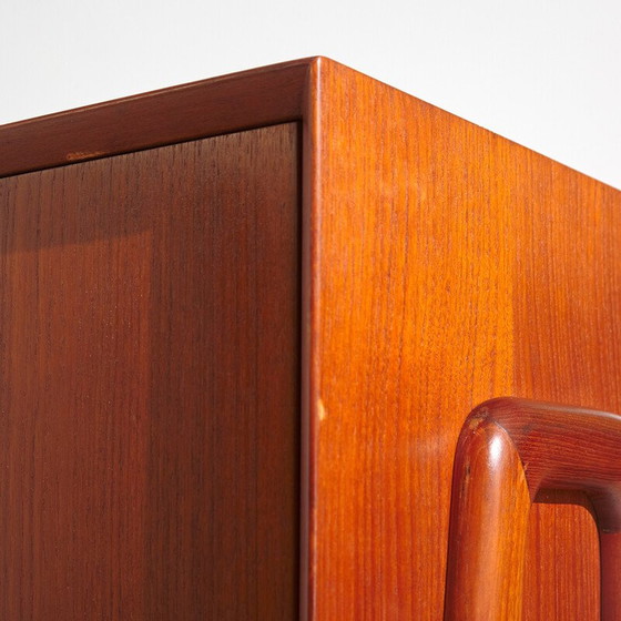 Image 1 of Buffet double en teck danois vintage modèle 3 par Gunni Omann pour Oman Junn Møbelfabrik