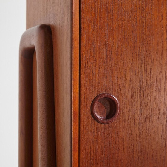 Image 1 of Buffet double en teck danois vintage modèle 3 par Gunni Omann pour Oman Junn Møbelfabrik
