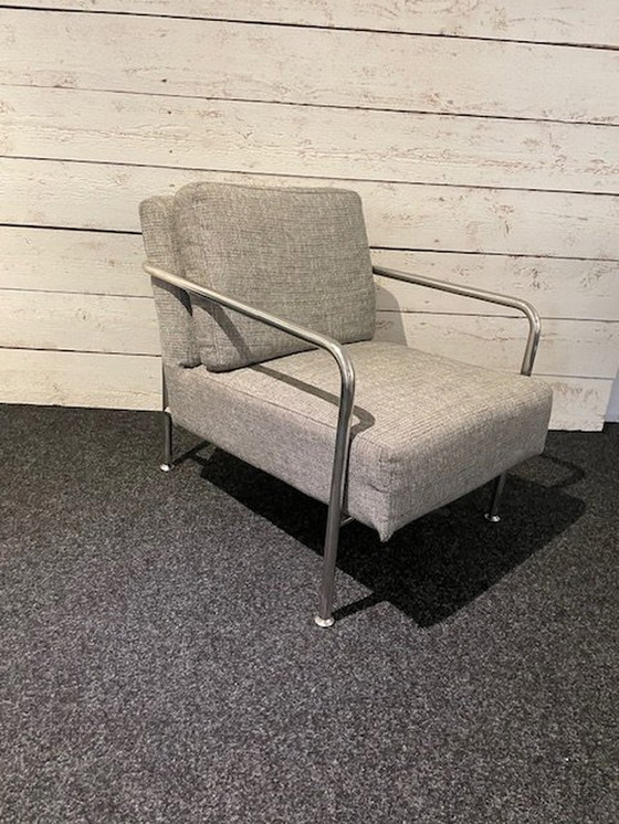 Image 1 of Chaise en tissu gris de Zuiver
