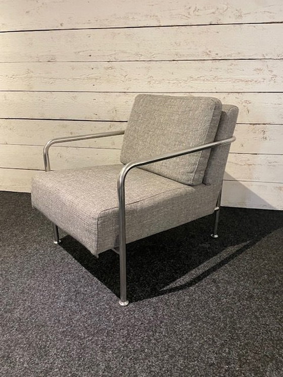 Image 1 of Chaise en tissu gris de Zuiver