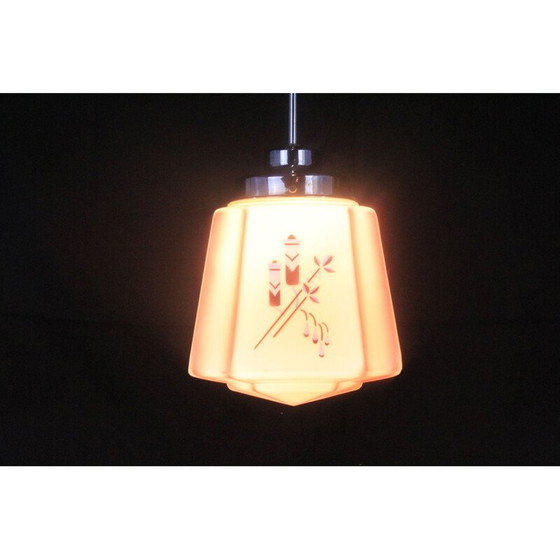 Image 1 of Lampe suspendue Vintage Art Deco, 1930