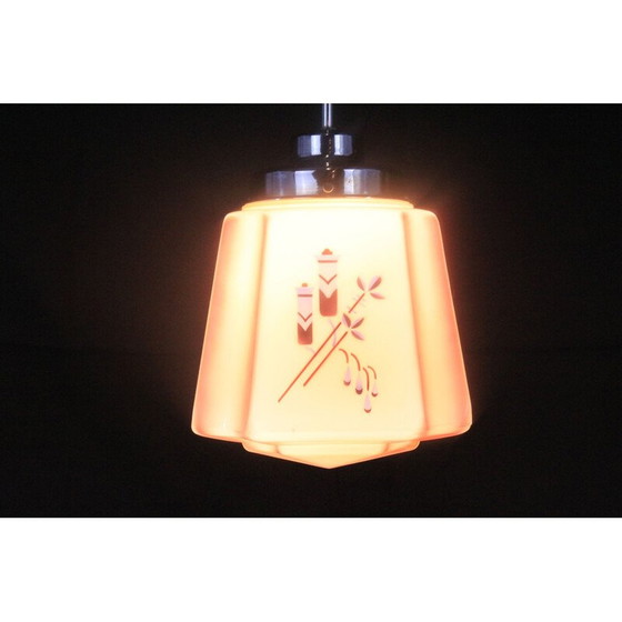 Image 1 of Lampe suspendue Vintage Art Deco, 1930