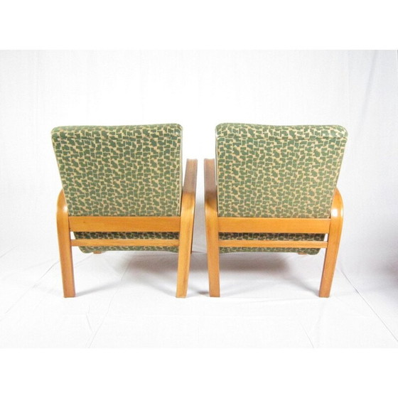 Image 1 of Paire de fauteuils par Jindřich Halabala pour UP Závody Brno - années 1940