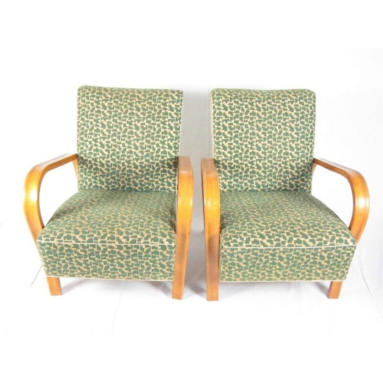 Image 1 of Paire de fauteuils par Jindřich Halabala pour UP Závody Brno - années 1940