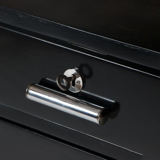 Image 1 of Bureau vintage Bauhaus en hêtre teinté