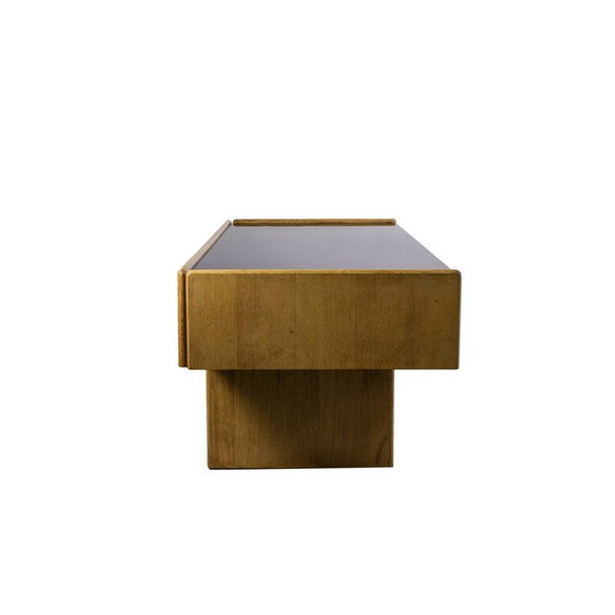 Image 1 of Bureau vintage rectangulaire en bois de chêne, 1970